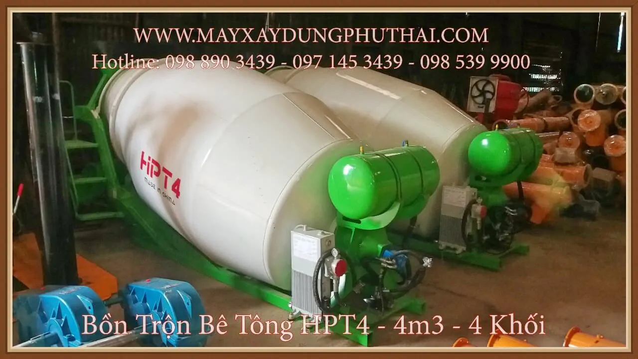 Bồn trộn bê tông HPT4