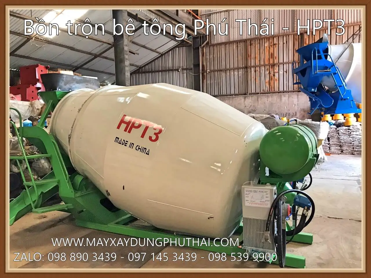 Bồn trộn bê tông HPT3