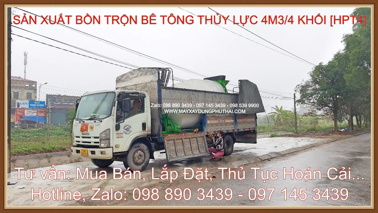 Giao bồn trộn cho khách hàng
