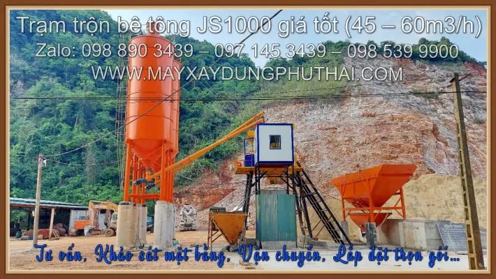 Dự án trạm trộn bê tông tươi