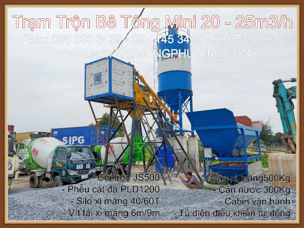 Đầu tư xe bồn bê tông mini