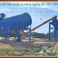 Hình ảnh silo nằm ngang